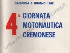 4th Giornata Motonautica Cremonese (1968)