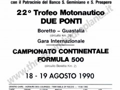 22nd Trofeo Motonautico Due Ponti (1990)