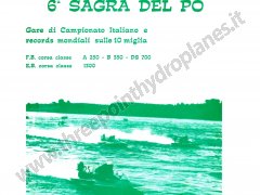 6th Sagra del Po - Boretto (1966)